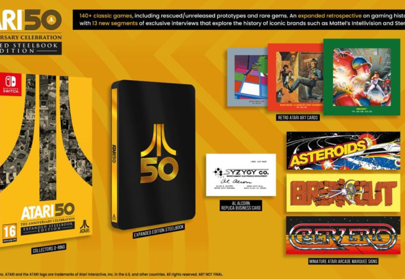 Atari 50: Edição expandida celebra 50 anos de jogos com 39 novos títulos!