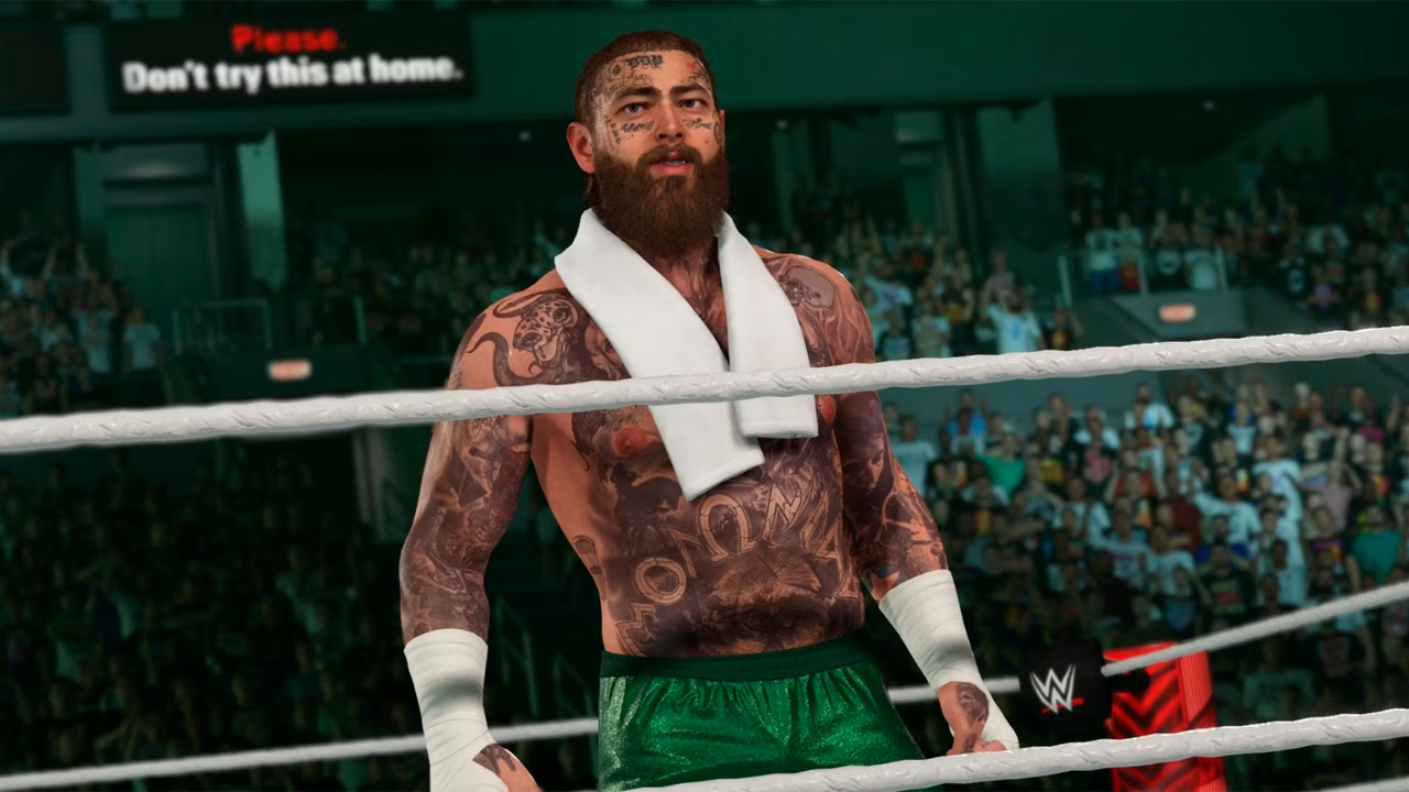 WWE 2K24 revela data de lançamento e pacote com Post Malone