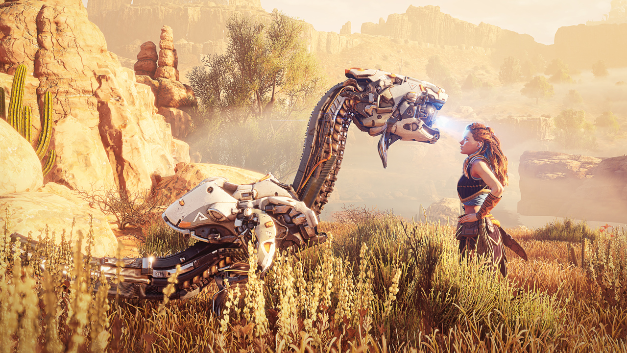 aloy horizon zero dawn 2021 5k 9v 1280x720